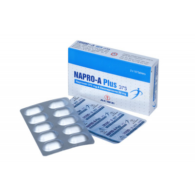 Napro A Plus 375 mg Tablet-10's strip