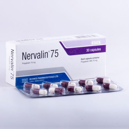 Nervalin 75 mg Capsule-10's Strip