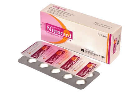 Nitrocard SR 2.6 mg Tablet-10's Strip