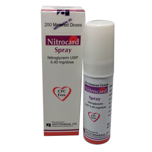 Nitrocard Spray-200 metered Sprays