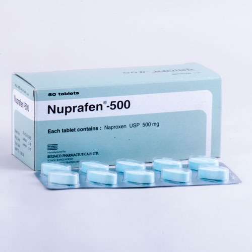 Nuprafen 500 mg Tablet-10's Strip