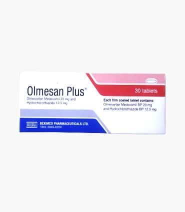 Olmesan Plus (20 mg+12.5 mg) Tablet-10's Strip