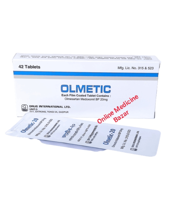 Olmetic 20 mg Tablet-42's Pack