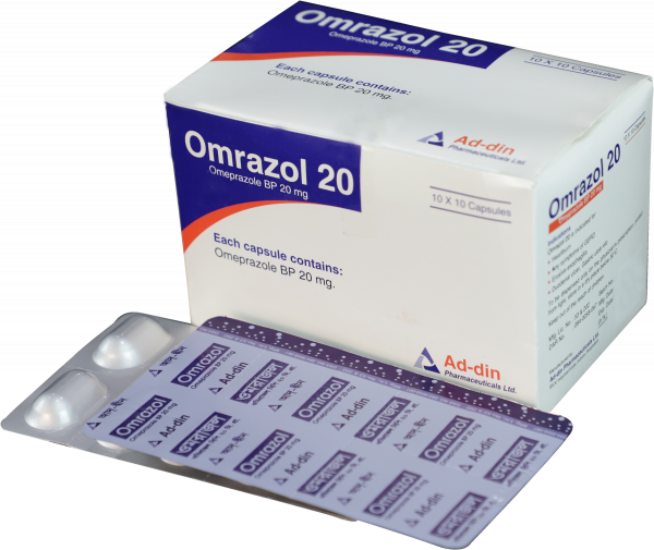 Omrazol 20 mg Capsule-10's Strip