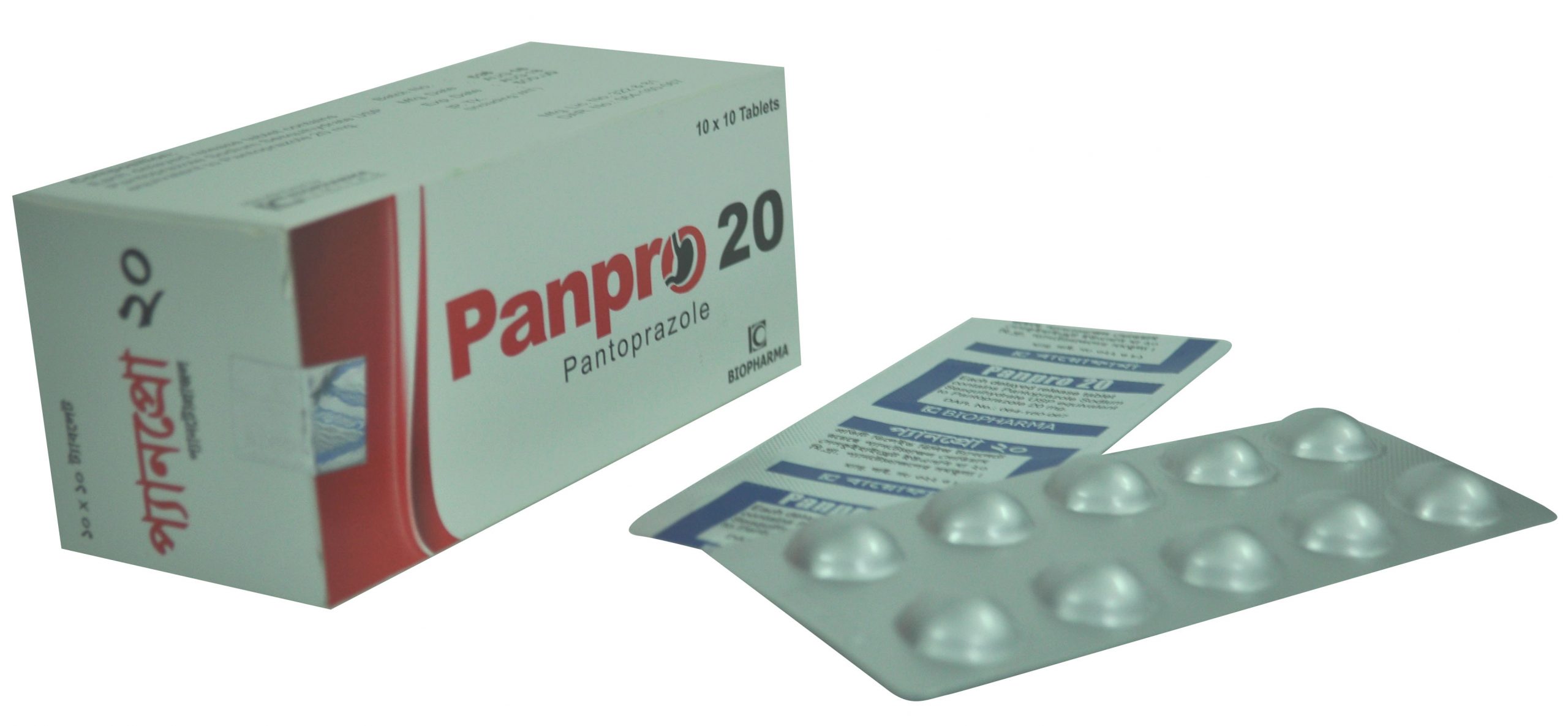 Panpro 20 mg Tablet-10's Strip