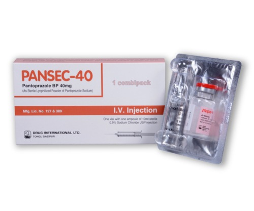 Pansec (40 mg/Vial) IV Injection