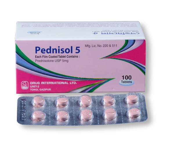 Pednisol 5 mg Tablet-10's Strip