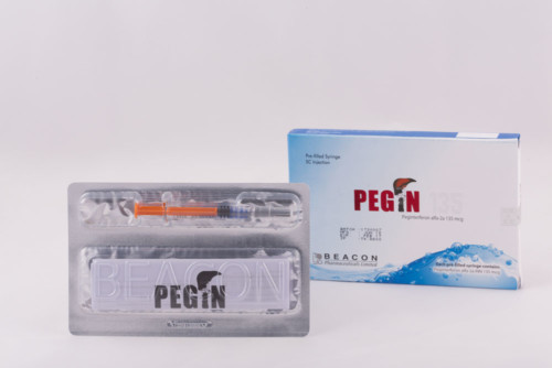 Pegin 180 mcg/0.5 ml Injection