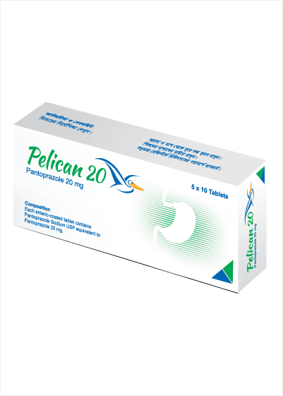 Pelican 20 mg Tablet-10's Strip