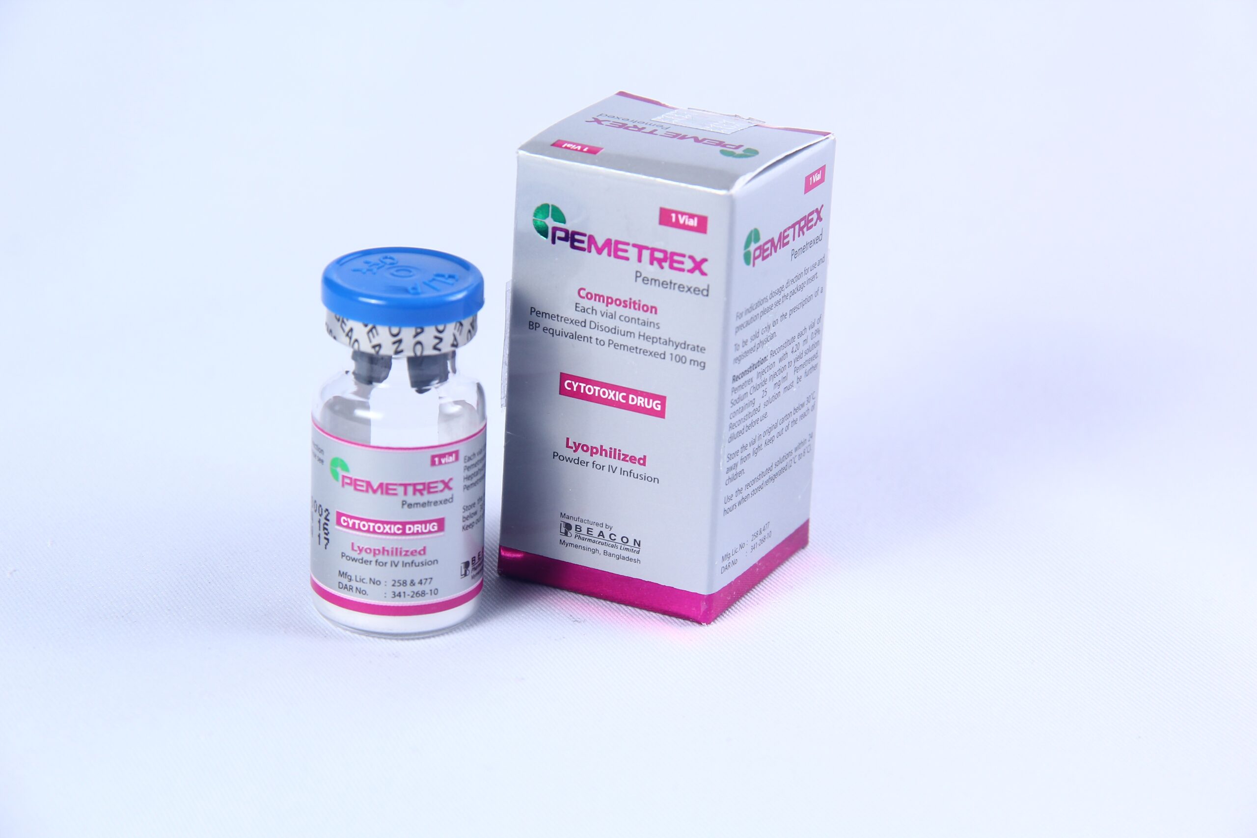 Pemetrex 100 mg/Vial IV Infusion