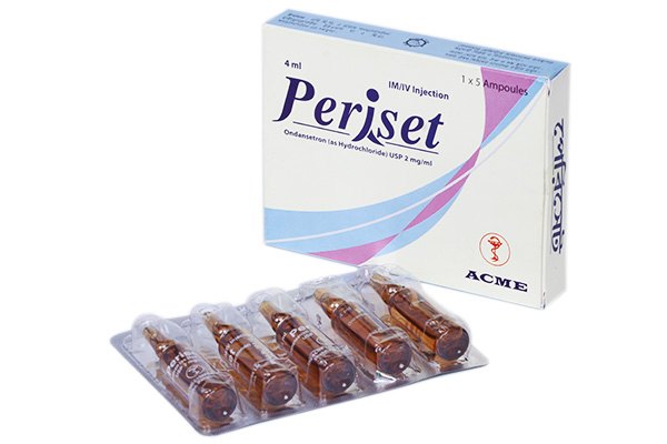 Periset 8 mg/4 ml IM/IV Injection-5's pack