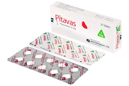 Pitavas 2 mg Tablet-10's Strip