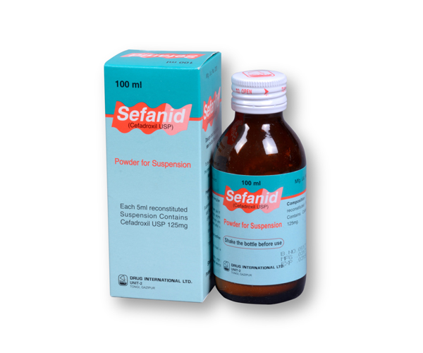 Sefanid (125 mg/5 ml) Powder For Suspension-100 ml