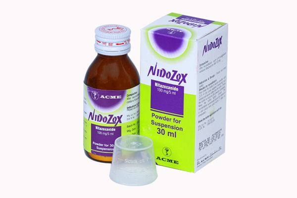 Nidozox 100 mg/5 ml Powder For Suspension-30 ml Bottle