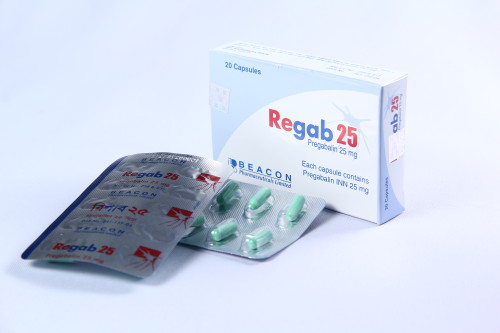 Regab 25 mg Capsule-10's Strip