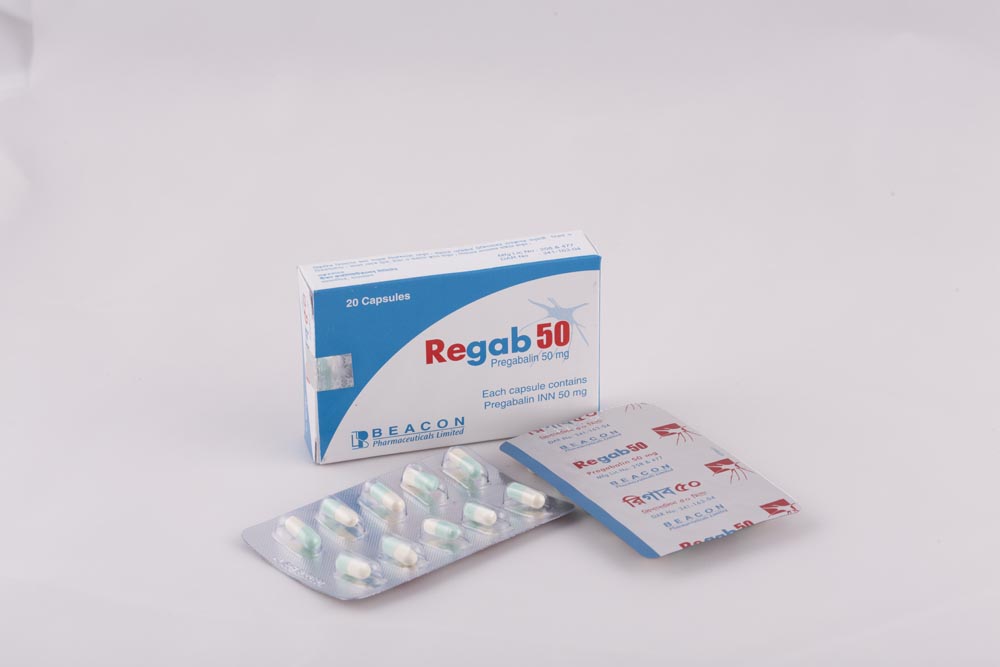 Regab 50 mg Capsule-10's Strip