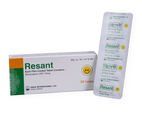 Resant 15 mg Tablet-28's Pack