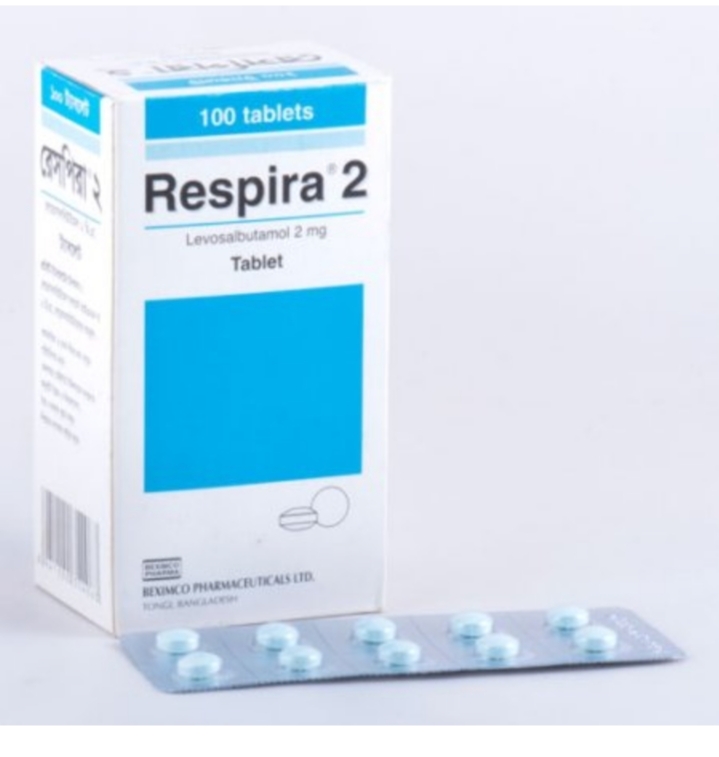 Respira 2 mg Tablet-10's Strip