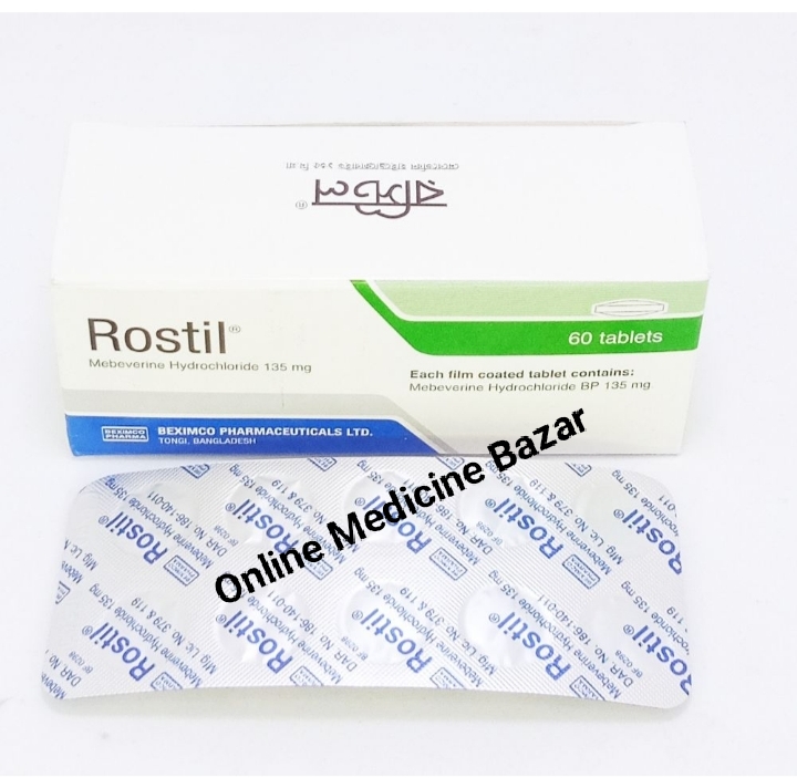 Rostil 135 mg Tablet-10's Strip