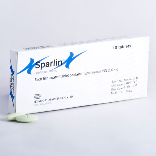 Sparlin 200 mg Tablet-10's Pack