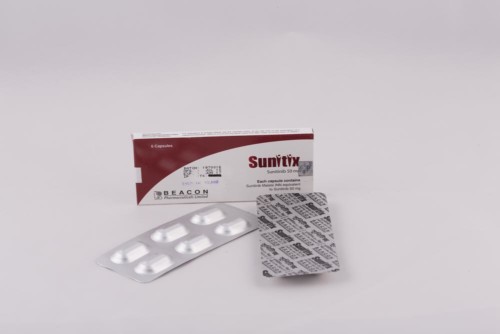 Sunitix 50 mg Capsule-6's Pack