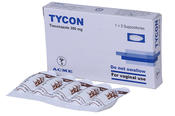 Tycon 300 mg Suppository-5's pack