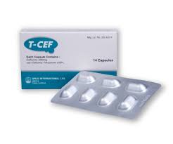 T-Cef 200 mg Capsule-7's Strip