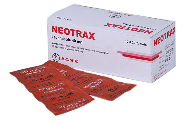 Neotrax 40 mg Tablet-200's pack