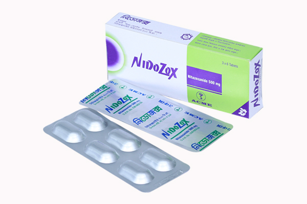 Nidozox 500 mg Tablet-18's pack