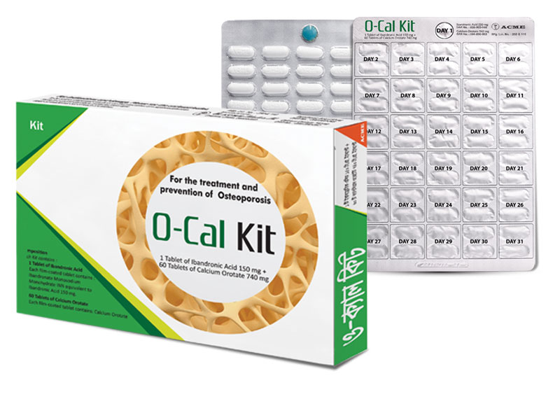 O-Cal Kit (150 mg+400 mg) Tablet-61's pack