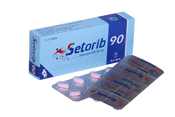 Setorib 90 mg Tablet-10's strip