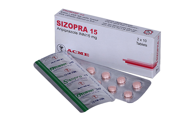 Sizopra 15 mg Tablet-10's strip