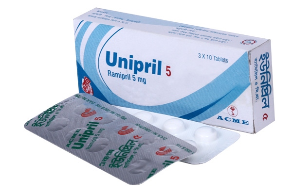 Unipril 5 mg Tablet-30's pack