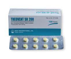 Theovent-SR 200 mg Tablet-10's Strip