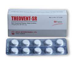 Theovent-SR 400 mg Tablet-50's Pack