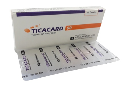 Ticacard 90 mg Tablet-10's Pack