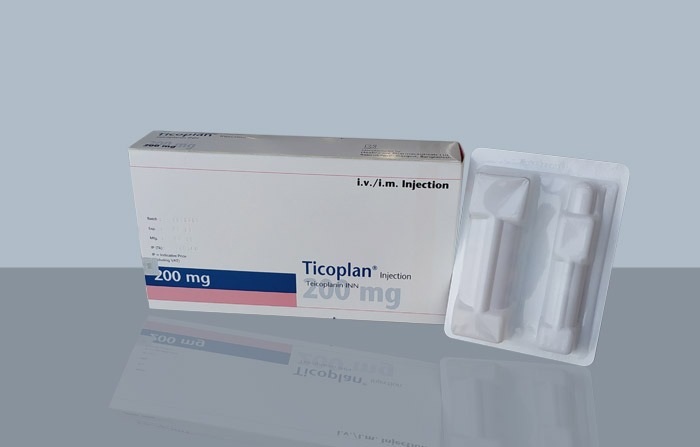 Ticoplan 200 mg/vial IM/IV Injection