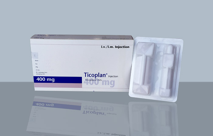 Ticoplan 400 mg/vial IM/IV Injection