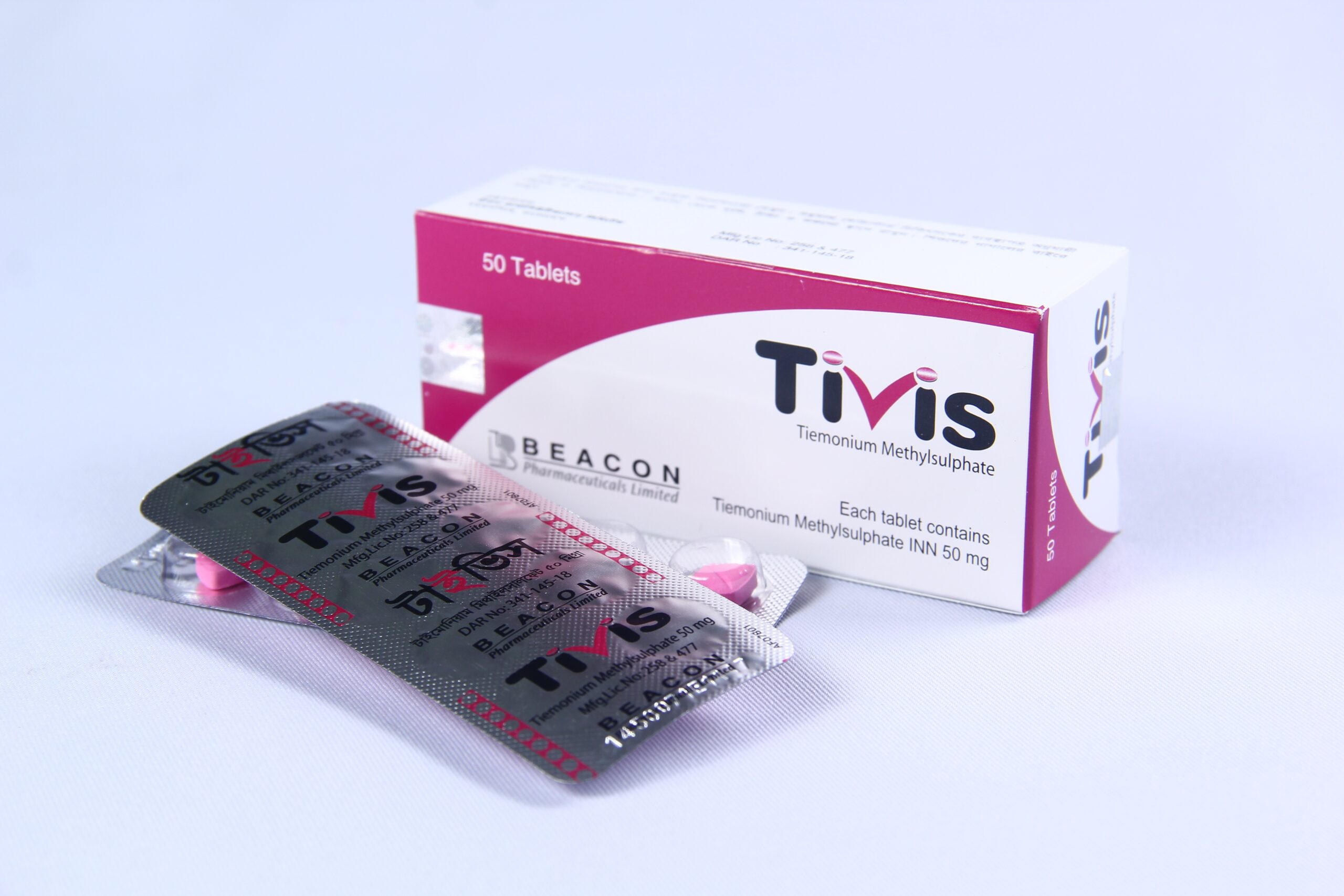 Tivis 50 mg Tablet-10's Strip