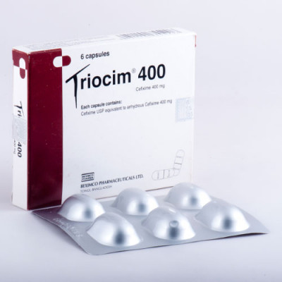 Triocim 400 mg Capsule-6's Pack