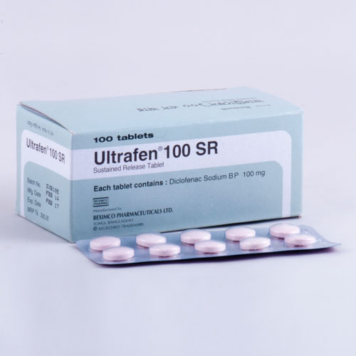 Ultrafen SR 100 mg Tablet-10's Strip