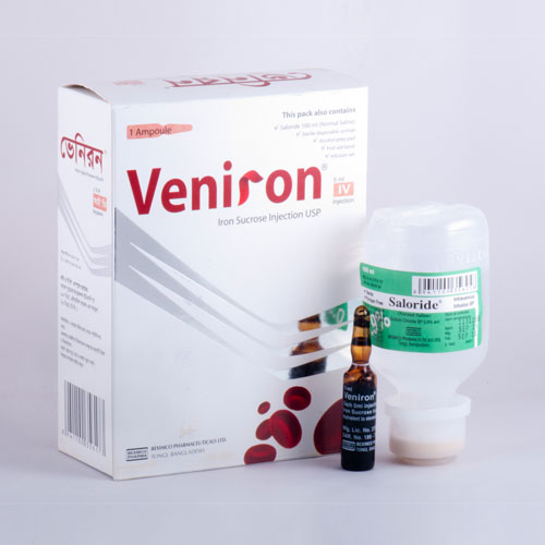 Veniron IV injection 100 mg/5 ml