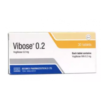 Vibose 0.2 mg Tablet-10's Strip