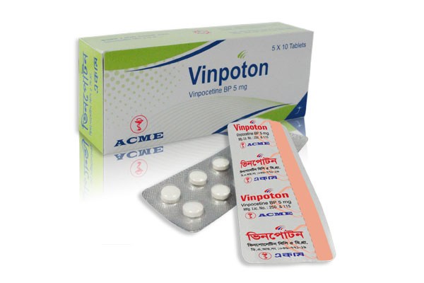 Vinpoton 5 mg Tablet-10's Strip