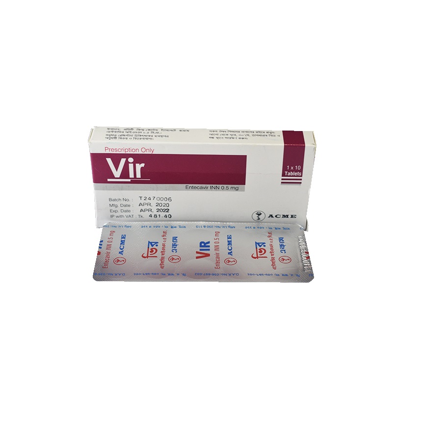 VIR 0.5 mg Tablet-10's pack