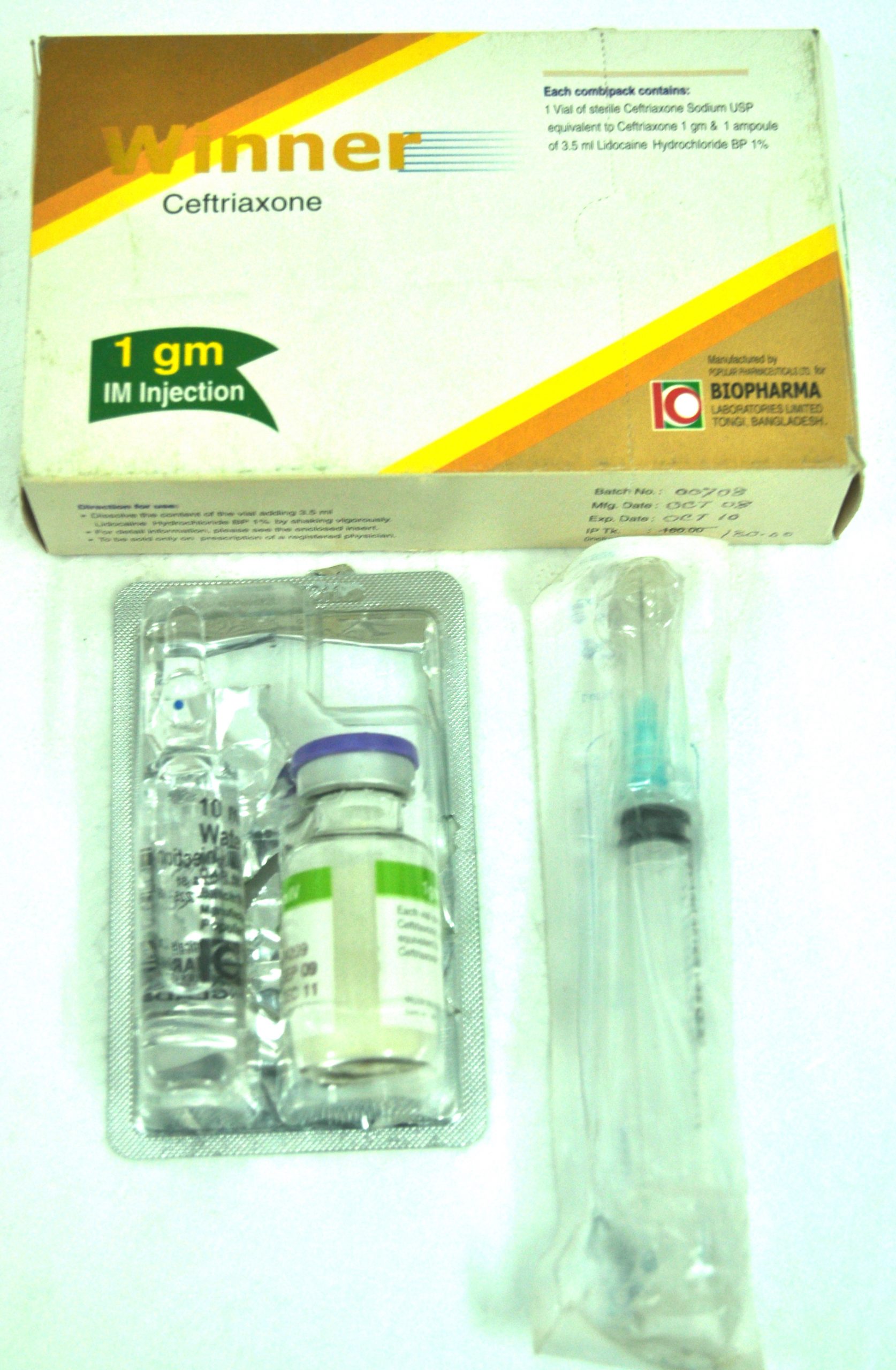 Winner 1 gm/vial IM Injection