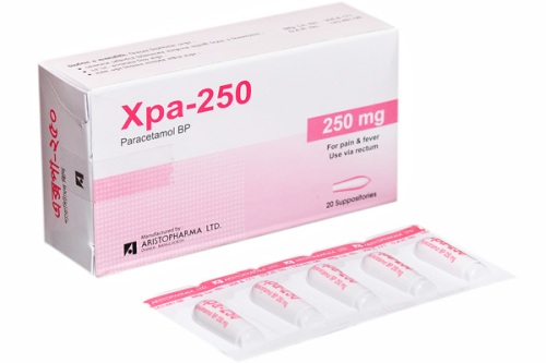 Xpa 250 mg Suppository-20's Pack