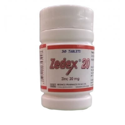 Zedex 20 mg Tablet-30's Pack