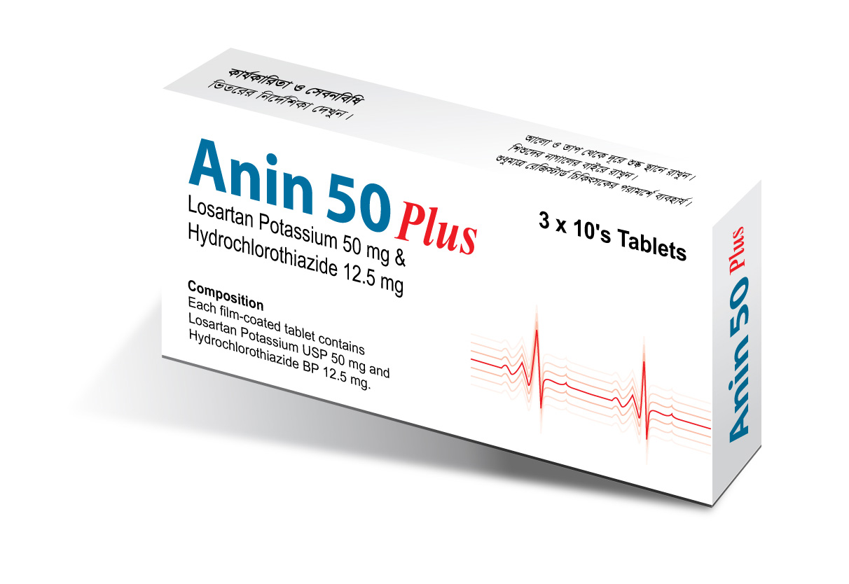 Anin Plus 50 mg Tablet-10's Strip