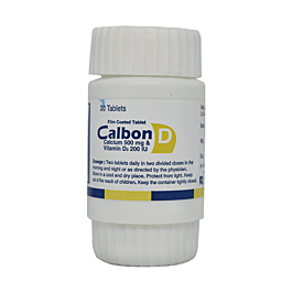 Calbon-D Tablet-30's Pack